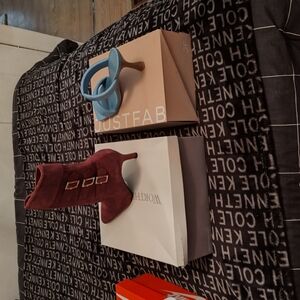 JustFab Blue Sandals and Worthington Burgundy Boots